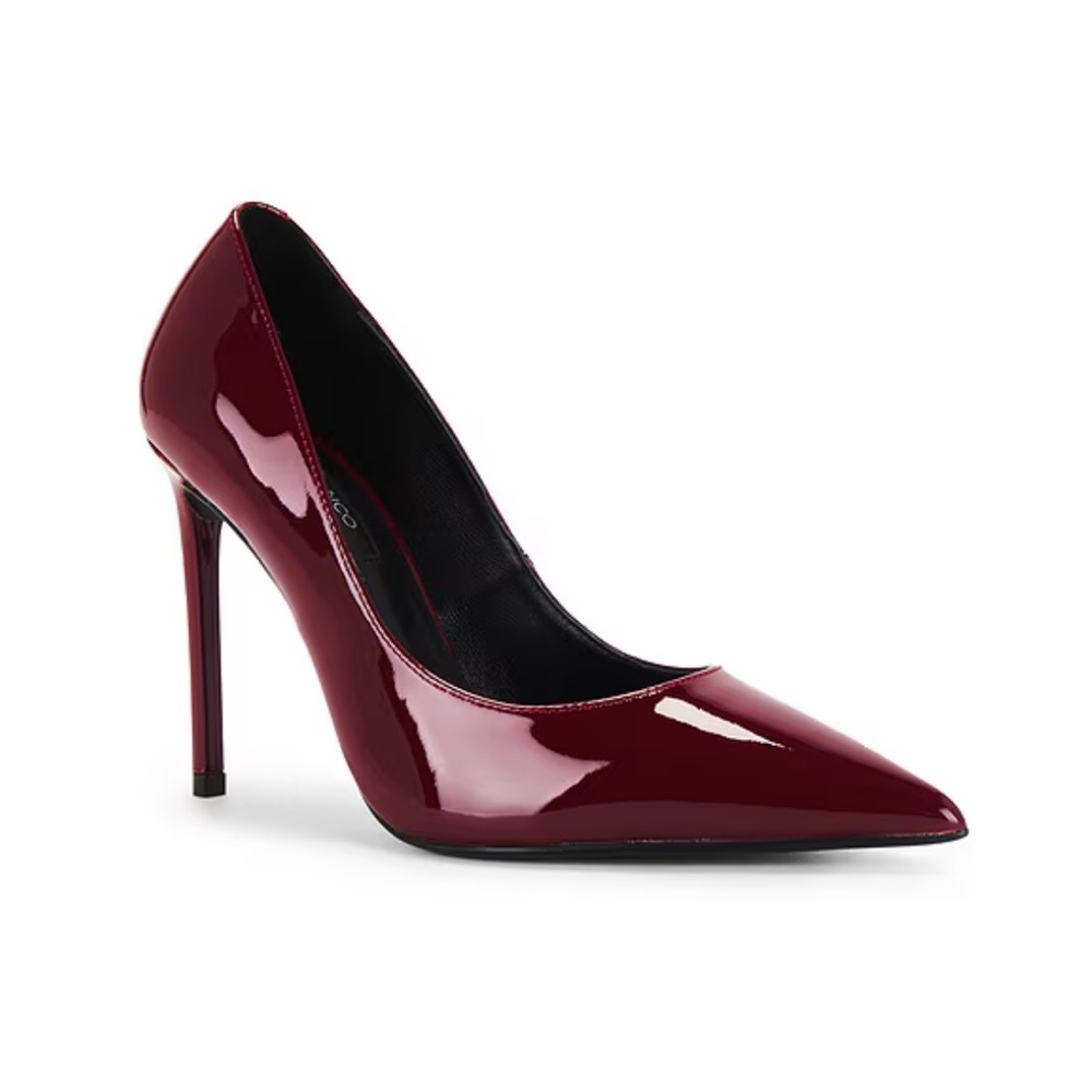 Burgundy pumps - Picture 3 of 11